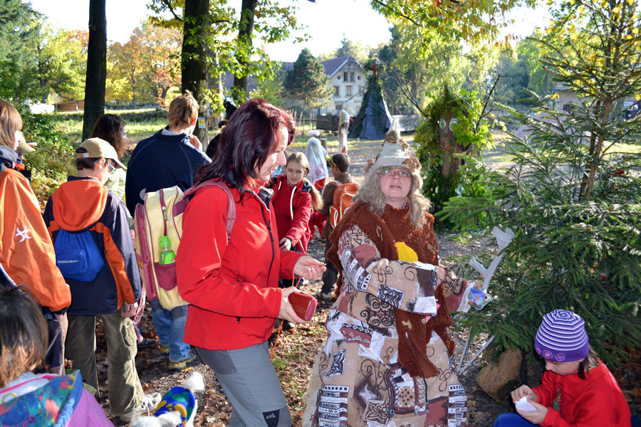 Strašidlení v areálu Hajemství 22.10.2011